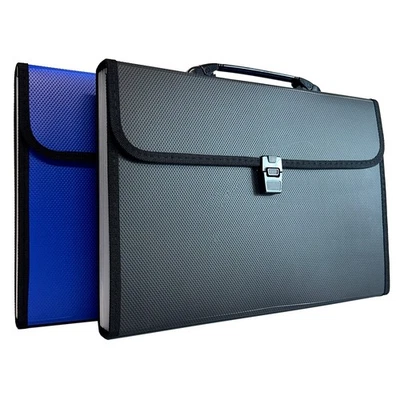 GENXON A4 Expanding File Document Organiser Paperwork Storage Foolscap 13 Pocket Folder