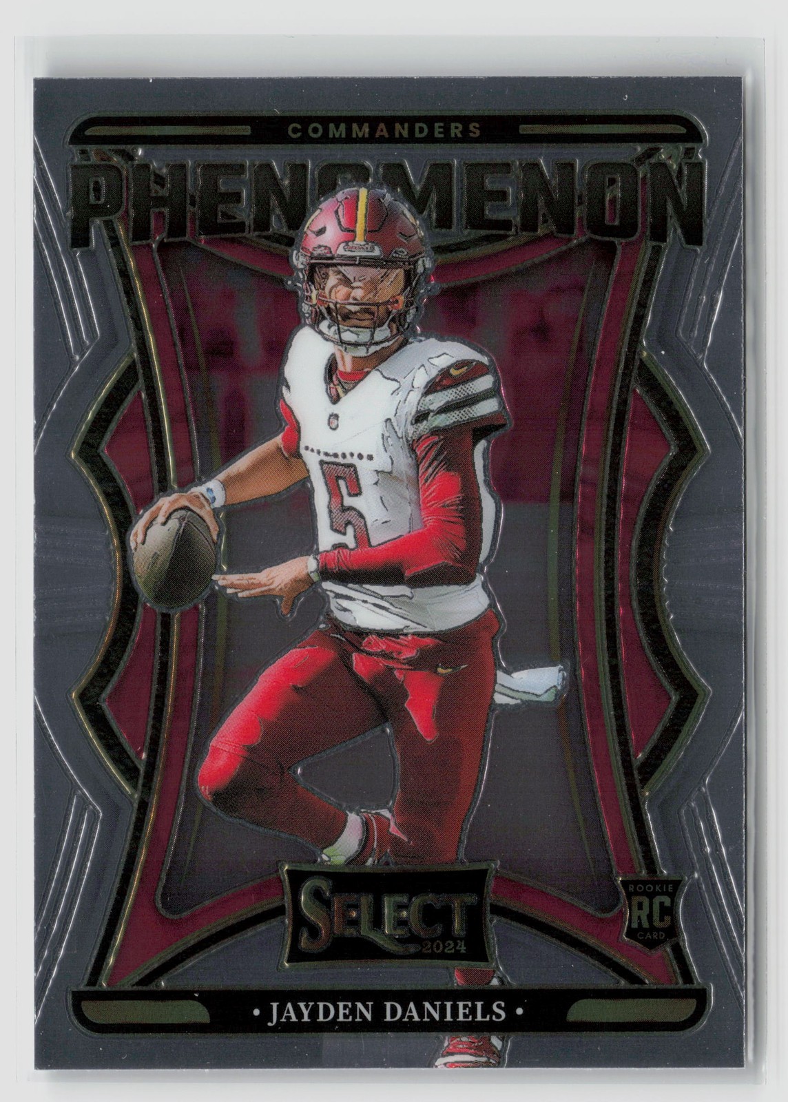 Jayden Daniels #2 2024 Panini Select Rookie Rc Phenomenon Commanders
