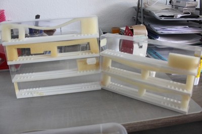 Brekina Konvolut/Sammlung 7 Originalverpackungen für Lkw-Anhängerzüge OVP