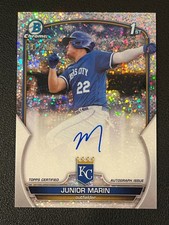 Junior Marin 2023 Bowman Chrome 1st Speckle Refractor /299 Royals