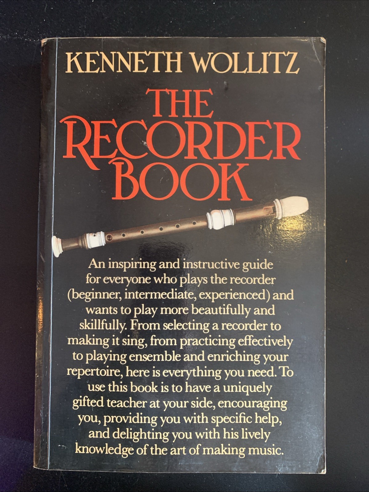 The Recorder Book by Kenneth Wollitz, 1982 Victor Gollancz PB