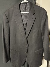 Brooks Brothers 1818 Madison Blazer Mens 45R Gray Wool Sport Coat Made in USA