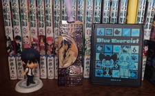 Lote de figuras Kadokawa manga AO NO EXORCIST 1-16 + novelas ligeras 1-2 Rin Okumura