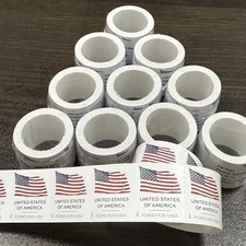 30 Rolls of 100 (2025) USPS Stamps -In Total 3000 PCS