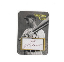 SHOELESS JOE JACKSON Facsimile Autograph Limited Edition "SAMPLE"  Custom card