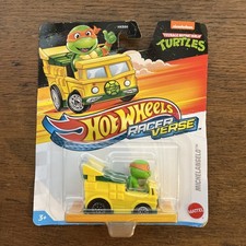 Teenage Mutant Ninja Turtles Michelangelo Hot Wheels Racer Verse NEW 2024