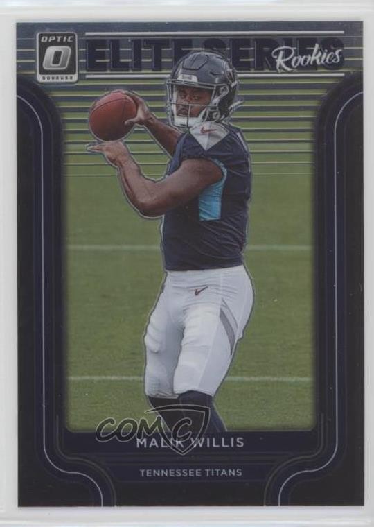 2022 Panini Donruss Optic The Elite Series Rookies Malik Willis #ESR-2 RC 0b3