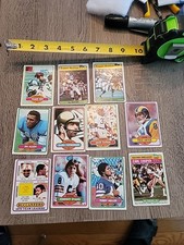 Lot Of 11 Vtg NFL Trading Cards Including Fred Dryer, Earl COOPER, JACK TATUM +