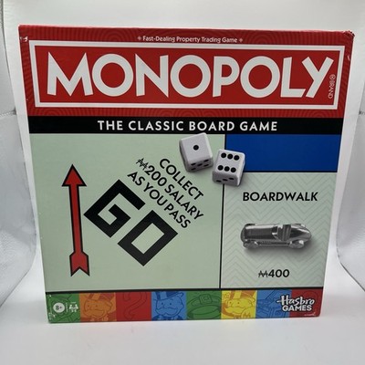Monopoly Classic Board Game Hasbro Parker Brothers New
