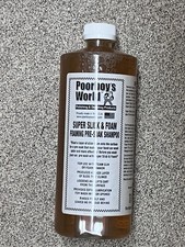 Poorboy's World Super Slick & Foam Pre-Moak Snow Foam Szampon Duża butelka 32 uncje