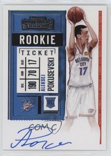 2020-21 Panini Contenders Rookie Ticket Aleksej Pokusevski #131 Auto 0qw3
