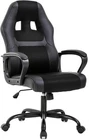 Office Chair PC Gaming Cheap Desk 24D x 25W x 45H in, Black 