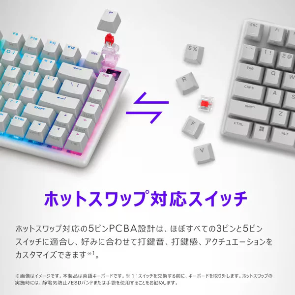 DELL Alienware Pro Wireless Linear Mechanical Keyboard AWProWGK-LL New - Image 3 of 4