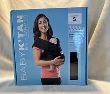 Baby K'tan Baby Carrier Size Small Black Wrap Sling w/ Original Box