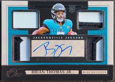 2024 Panini One - Square One Autographs Brian Thomas Jr. #52 /99 RC