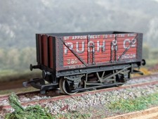 Hornby R010 - 7 Plank Pugh & Co Open Coal wagon (Med) ***PRO WEATHERED LOOK***