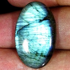 23.70Cts Royal Natural Blue Labradorite Oval Cabochon Gemstone 18X29X5MM