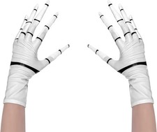 Men's Halloween Costume Skeleton Gloves