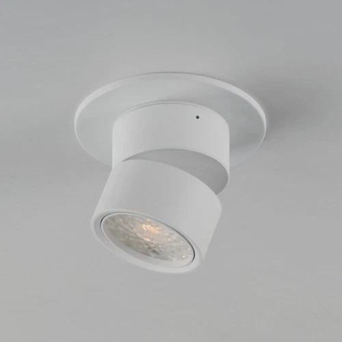 Maxim 86240 Swinger 6"W LED Semi-Flush Ceiling Fixture - 3000K - White - Picture 3 of 7
