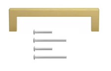 🆕 5" Brushed Gold Cabinet Pull Gold Cabinet Handle Gold Drawer Pull Modern