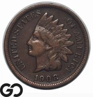 1908-S Indian Head Cent Penny *Key San Francisco Issue* VF++ Better Date