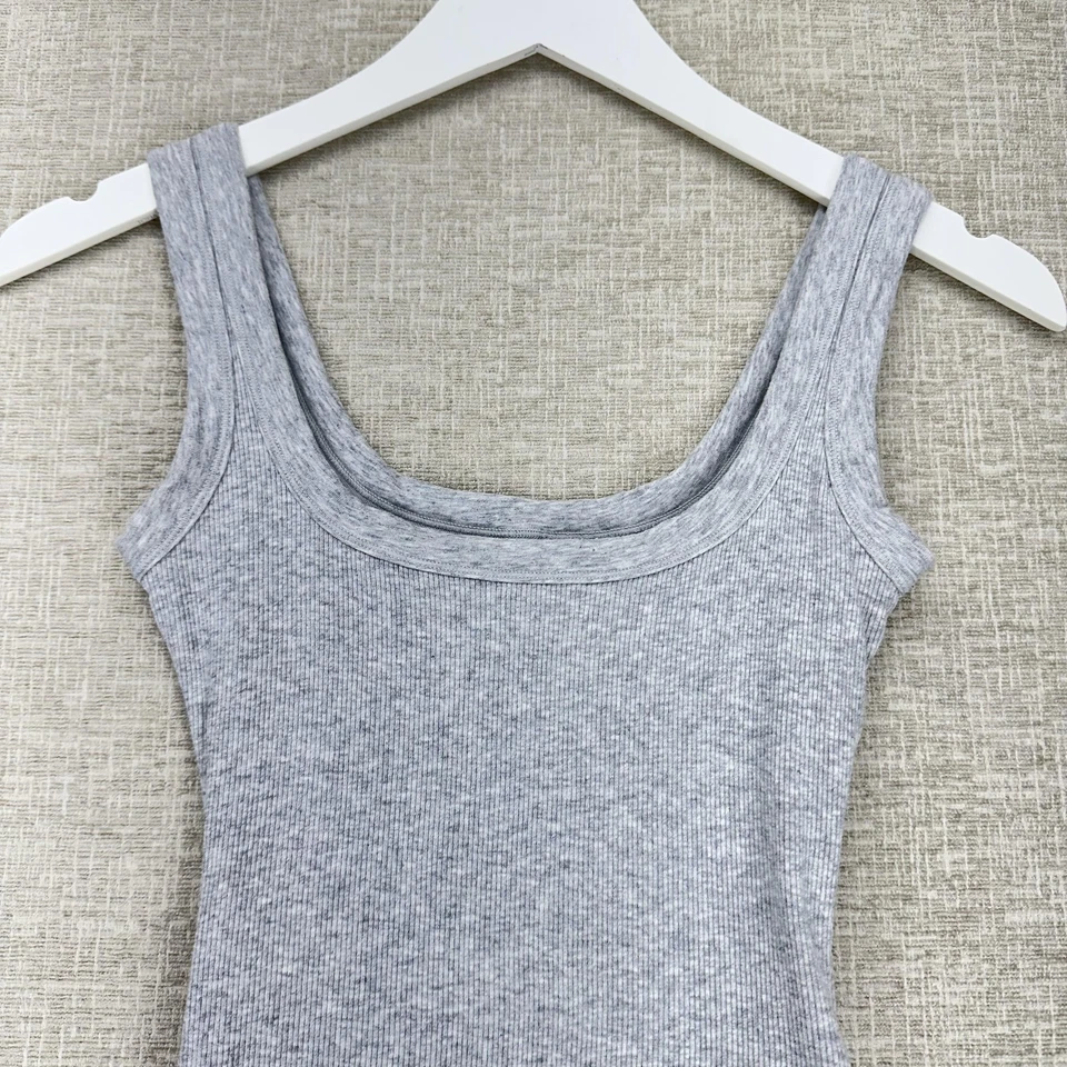 Чехлы Детский комбинезон XS серый ребристый бак боди гостиной цельный шорты - Изображение 2 из 4