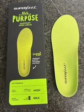 Superfeet All-Purpose Support High Arch Insoles: Size D *LEFT INSOLE ONLY