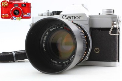 〖Near MINT〗 Canon FTb QL SLR 35mm Film camera FD 50mm f1.4 SSC Lens From JAPAN