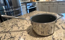 All-Clad Stainless Steel D5 4 Qt Sauce Pan 5-ply Non Stick  NO LID