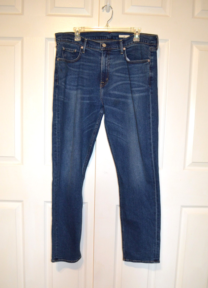 NOEND Slim Denim Blue Jeans Men's 36 Inseam 31" View 2