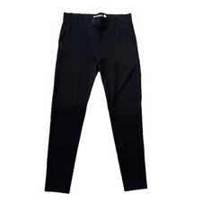Betabrand Size Medium Black Straight-Leg Classic Dress Pant Yoga Pants
