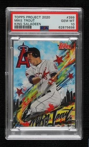 2020 Project 2011 Topps Update /12632 Mike Trout King Saladeen PSA 10 GEM MT