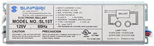 SL15T Electronic Ballast for Multiple CFL and Linear Fluorescent Lamps