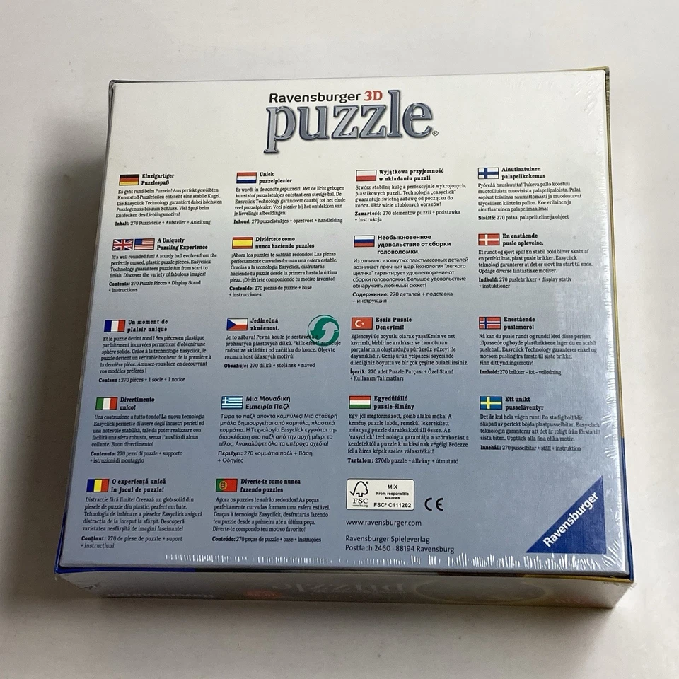 The Hobbit Ravensburger 3D Puzzle 270 Pieces Legolas Tauriel SEALED - Image 2 of 3