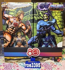 Masters of the Universe Origins RetroPunching He-Man Skeletor Set Sealed IN HAND