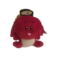 Neopets RED KACHEEK CLIP KEYCHAIN 3" Plush STUFFED ANIMAL Toy 2005 McDonald's