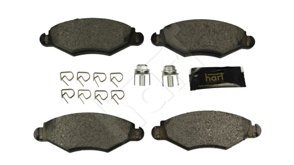 Vorderachse Hart 248 904 Bremsbelagsatz, Scheibenbremse FüR Peugeot-image