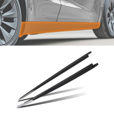 Side Skirt Extension for BMW F15 X5 F85 X5M F16 X6 F86 X6M 2015-2019 ABS Plastic