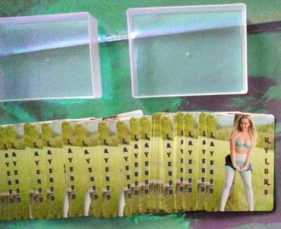Exklusive maßgeschneiderte LAYERED NYLONS Spielkarten brandneu / unbenutzt makellos