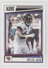 2022 Score Myles Jack #24 00em