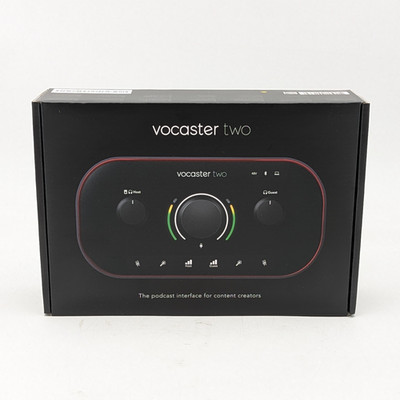 Focusrite Vocaster Two USB-C Audio Interface For Studio Recording (MOAC0002)