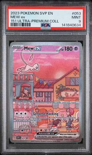 Pokemon TCG Mew EX SVP 053 - 151 Ultra Premium Collection Promo - PSA 9
