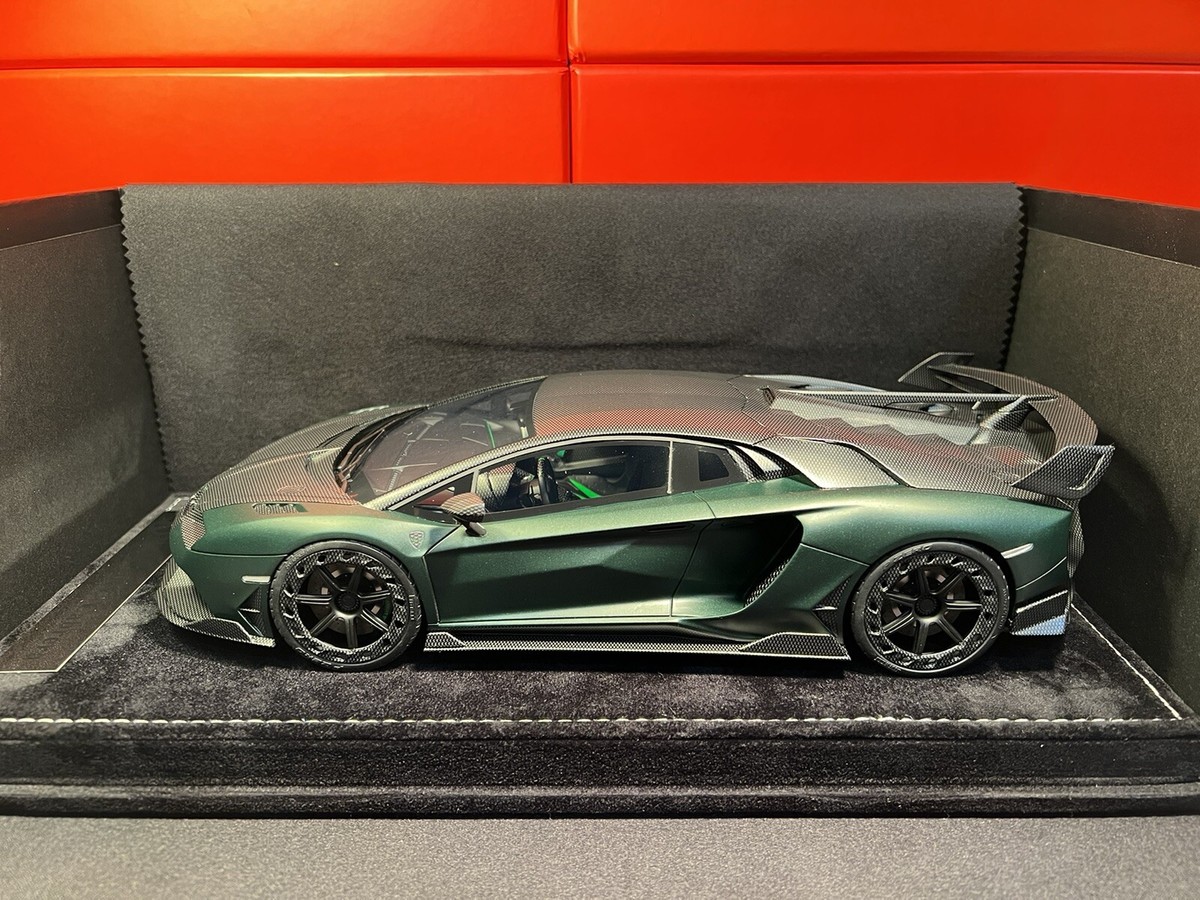 ミニカー MRC 1/18 LICENSED 1/18 Lamborghini SVJ Mansory Cabrera MY18-CAGC Green Carbon