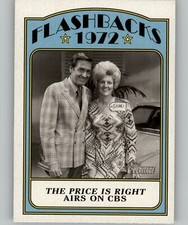 2021 Topps Heritage THE PRICE IS RIGHT AIRS CBS News Flashback NF-PIR Bob Barker
