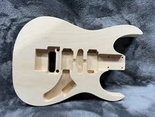 Guitar Body – Unfinished Basswood Square RG JEM Style - fits Ibanez Jem RG necks