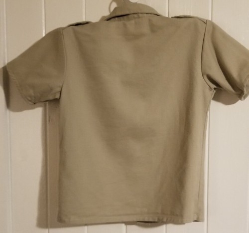 Little Baron Safari Button Up Shirt Made USA Zookeeper Halloween Costume Size 4T - Picture 4 of 6