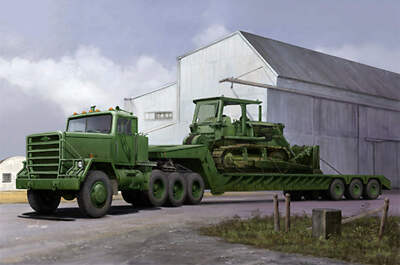 Trumpeter Scale Models 1078 1/35 M920 Tractor Tow w/M870A1 Semi-Trailer Model Ki