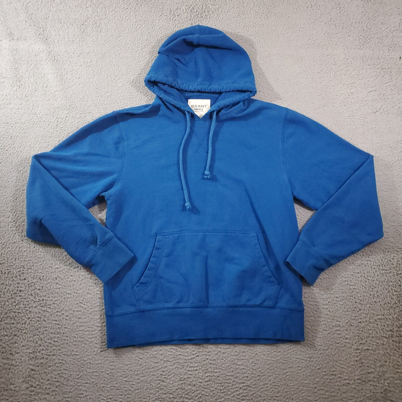 Old Navy Hoodie Mens Small Blue Solid Basic Casua… - image 1