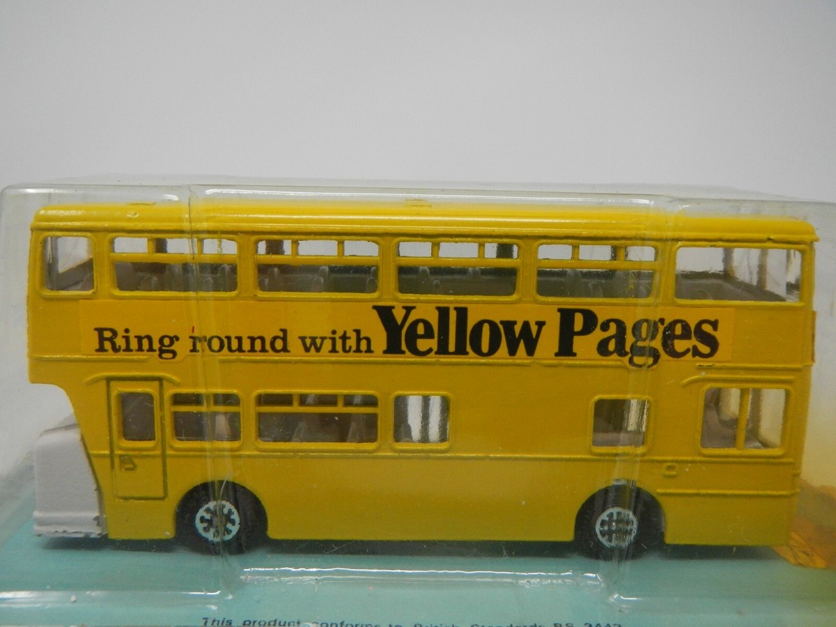 Dinky Toys Meccano Atlantean Bus Yellow Pages 295 | eBay