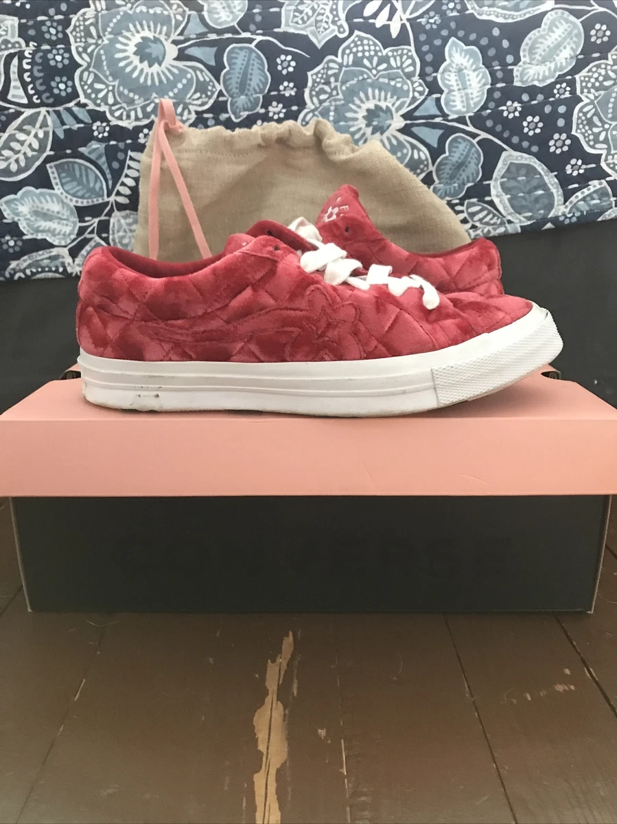 Converse One Star Golf Le Quilted Velvet Red Size M6/W8 cm)